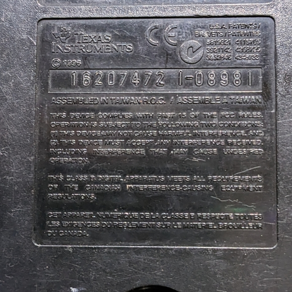 TEXAS Instruments TI-86 Graphing Calculator with Cover in Very Good Condition - Picture 4 of 4